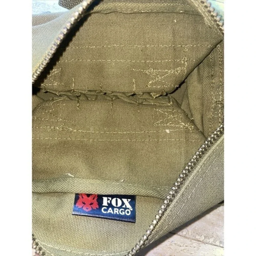 Fox Cargo Paramedic Green Tool Canvas Bag ‎ NWOT 11x7x6”